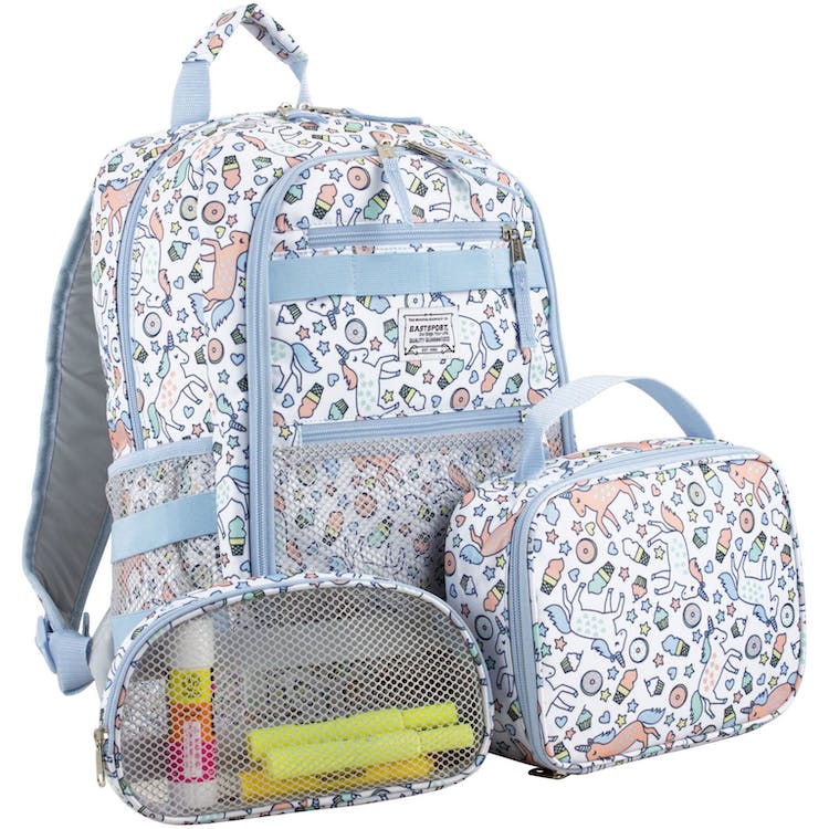 Backpack Lunch Bag Pencil Case Sets - Unicorns 2