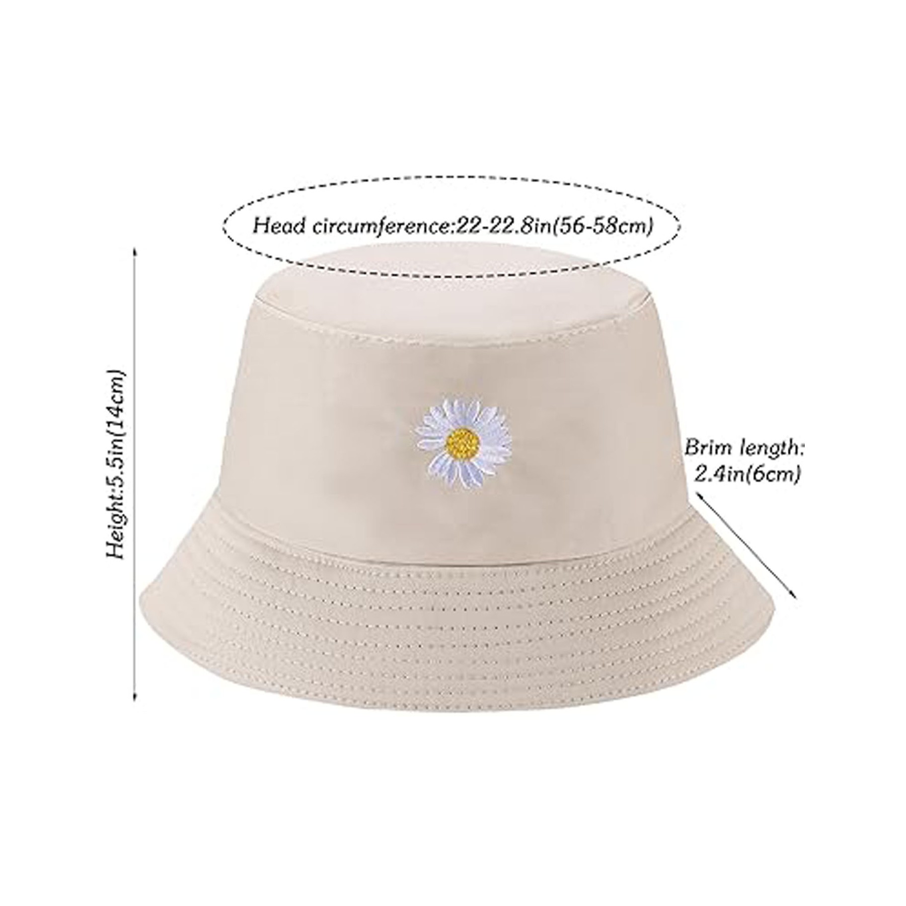 Reversible Cotton Bucket Hat 1