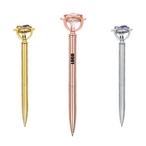 Rose Diamond Metal Pen 10