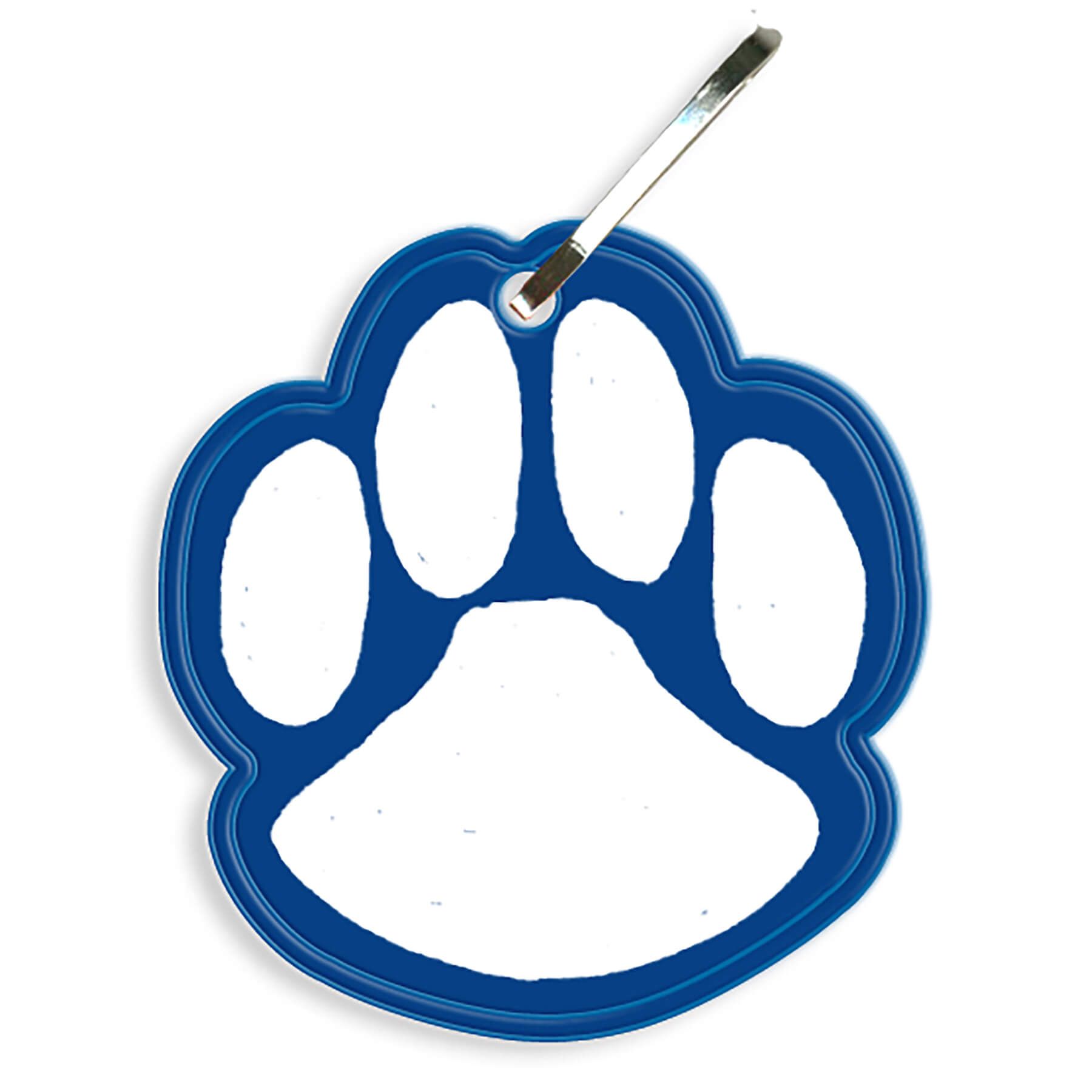 Paw Print Reflective Zipper Pull 22
