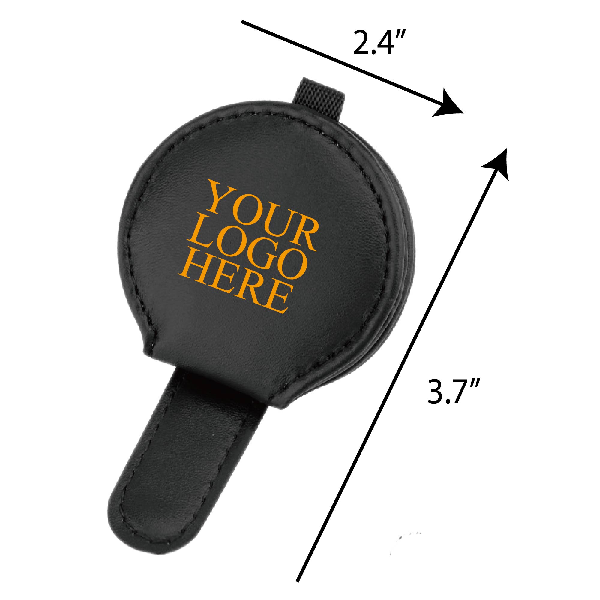 PU Leather Car Glasses Clip 3