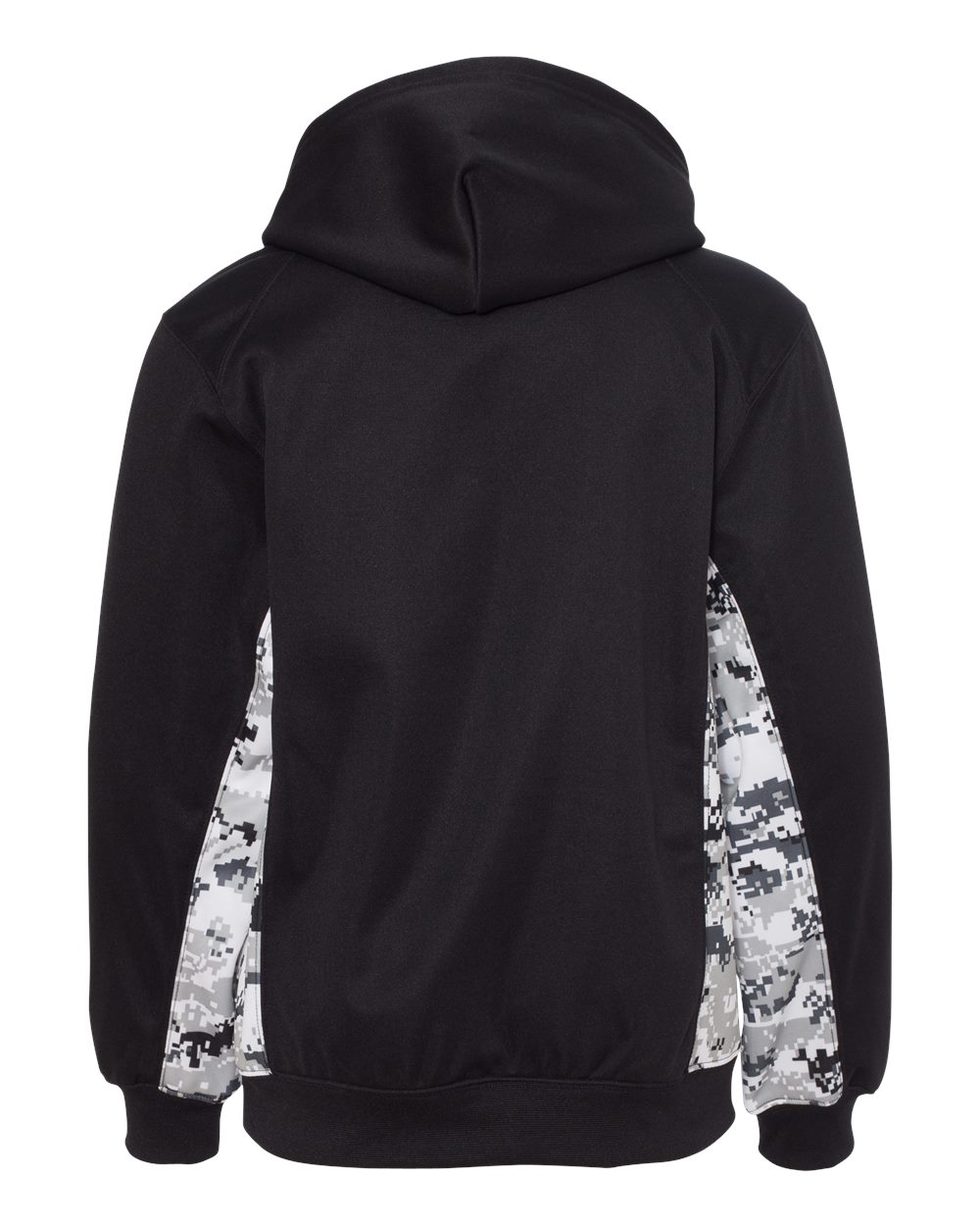 Youth Digital Camo Colorblock Performance Fleece Hooded Sweatshirt - 2464 8