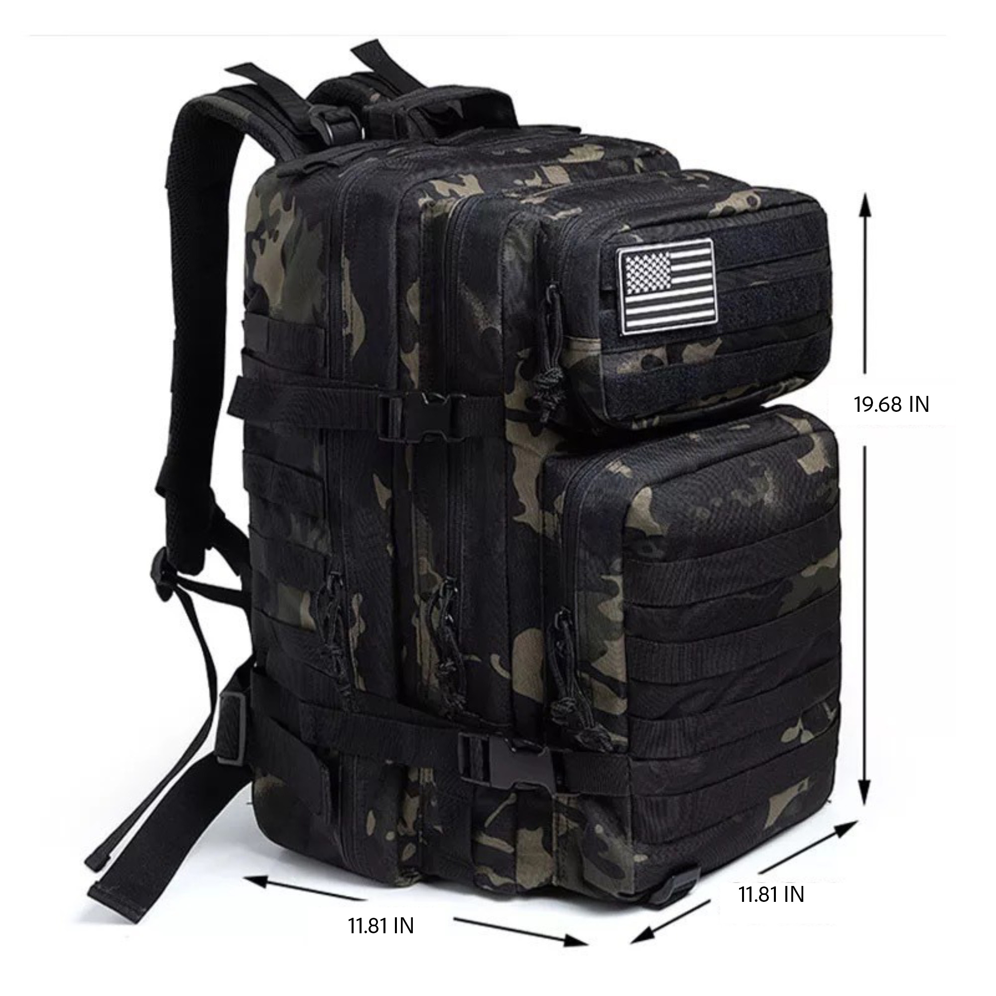 Multi-Compartment Army-Style Rucksack 8