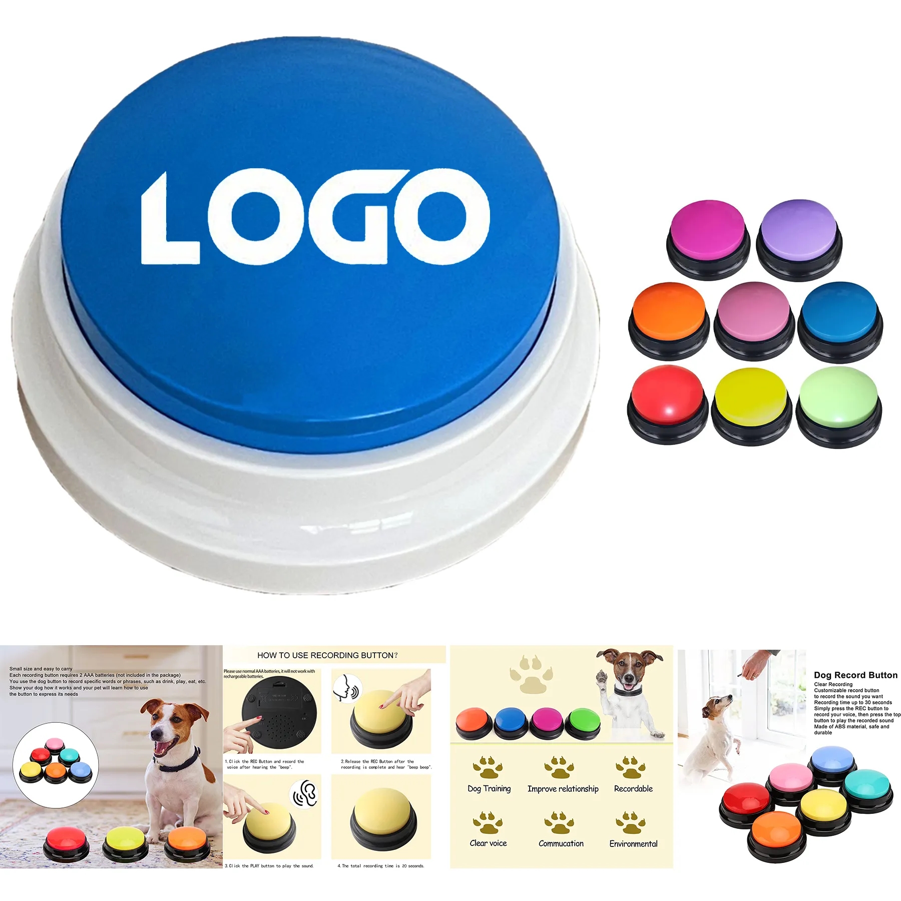 Dog Buttons for Communication 3