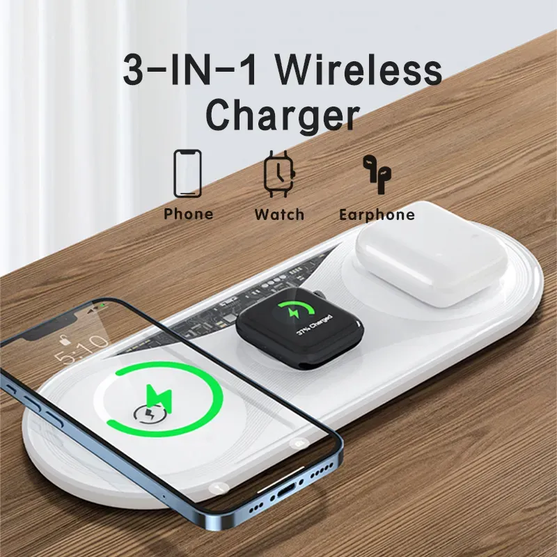 3-in-1 15Watt Wireless Charging Station 3