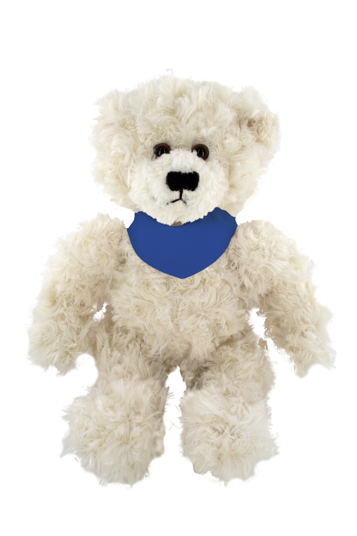 soft plush Cream Brandon Bear  with bandana 4