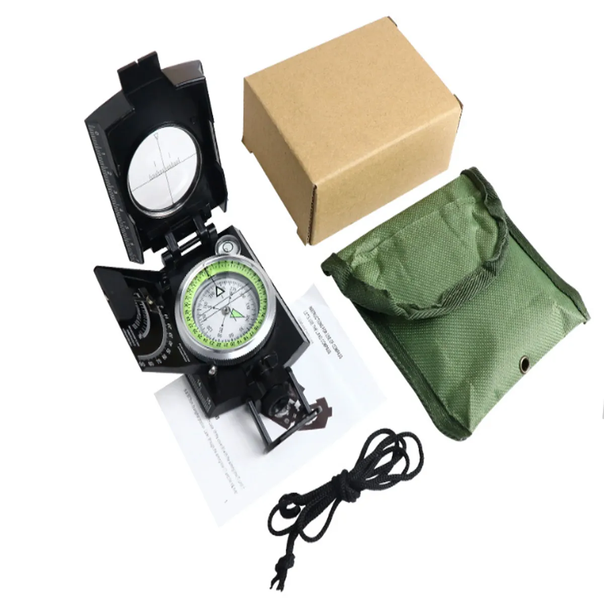 Luminous Multifunctional Geological Compass With Clinometer 5