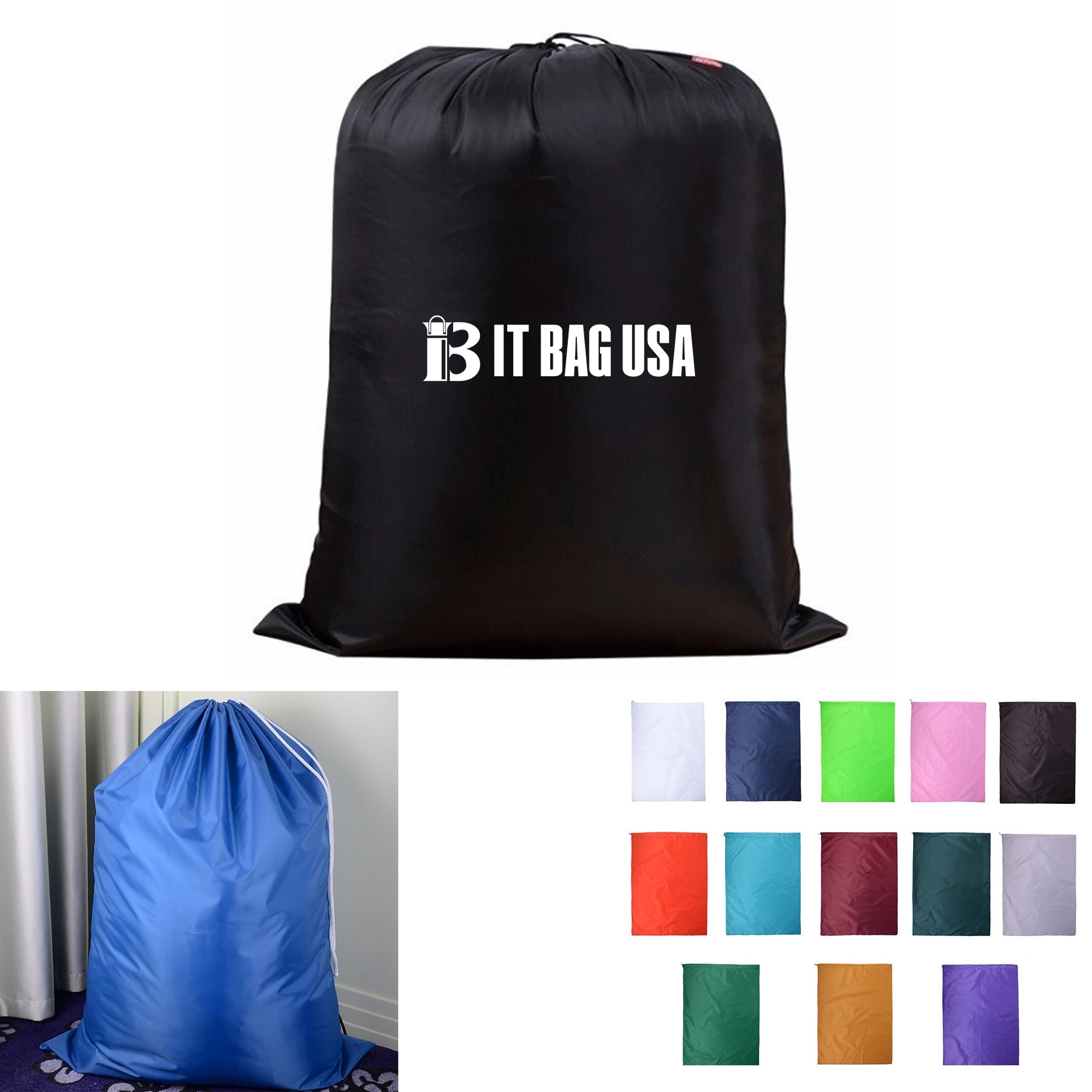 Locking Drawstring Laundry Bag 2