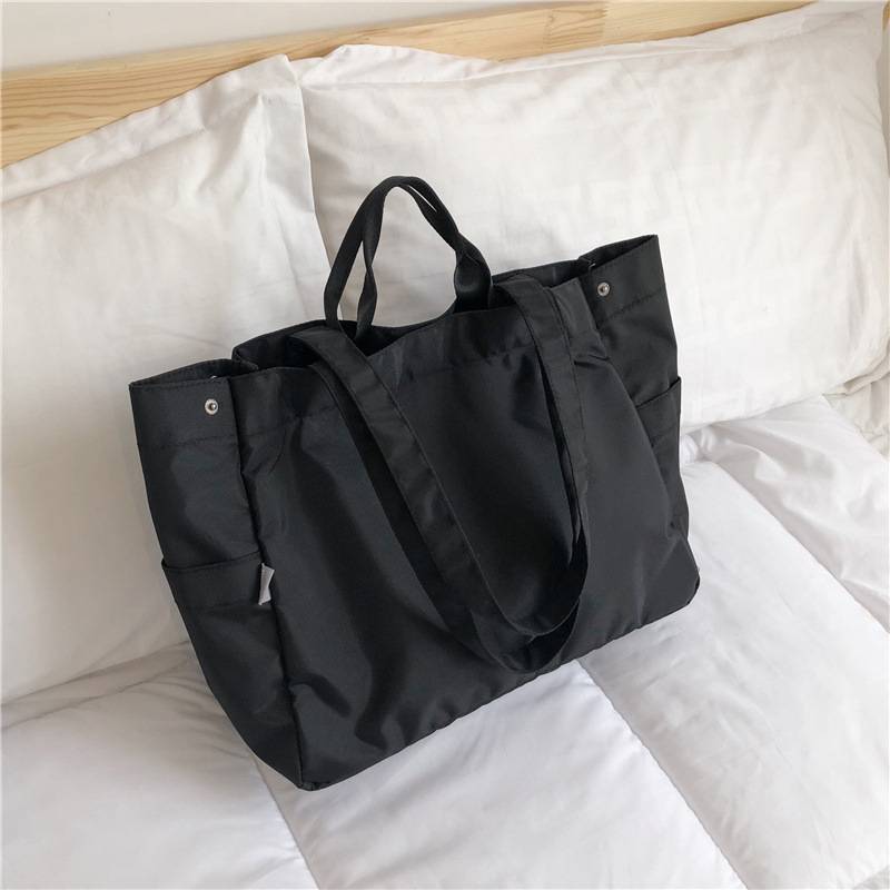 Large capacity simple commuting handbag Tote bag, custom tote bag with logo imprint 4