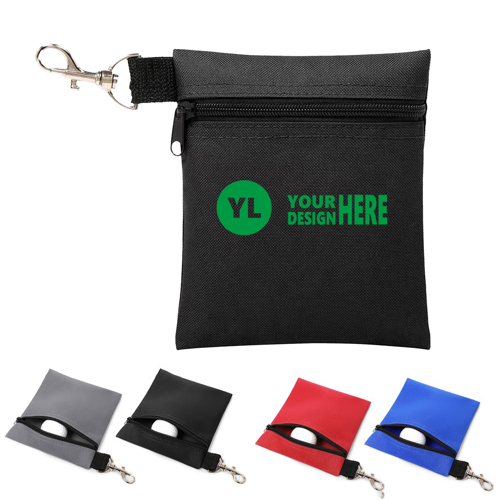 Golf Accessory Pouch Nylon Portable Waist Bag 1