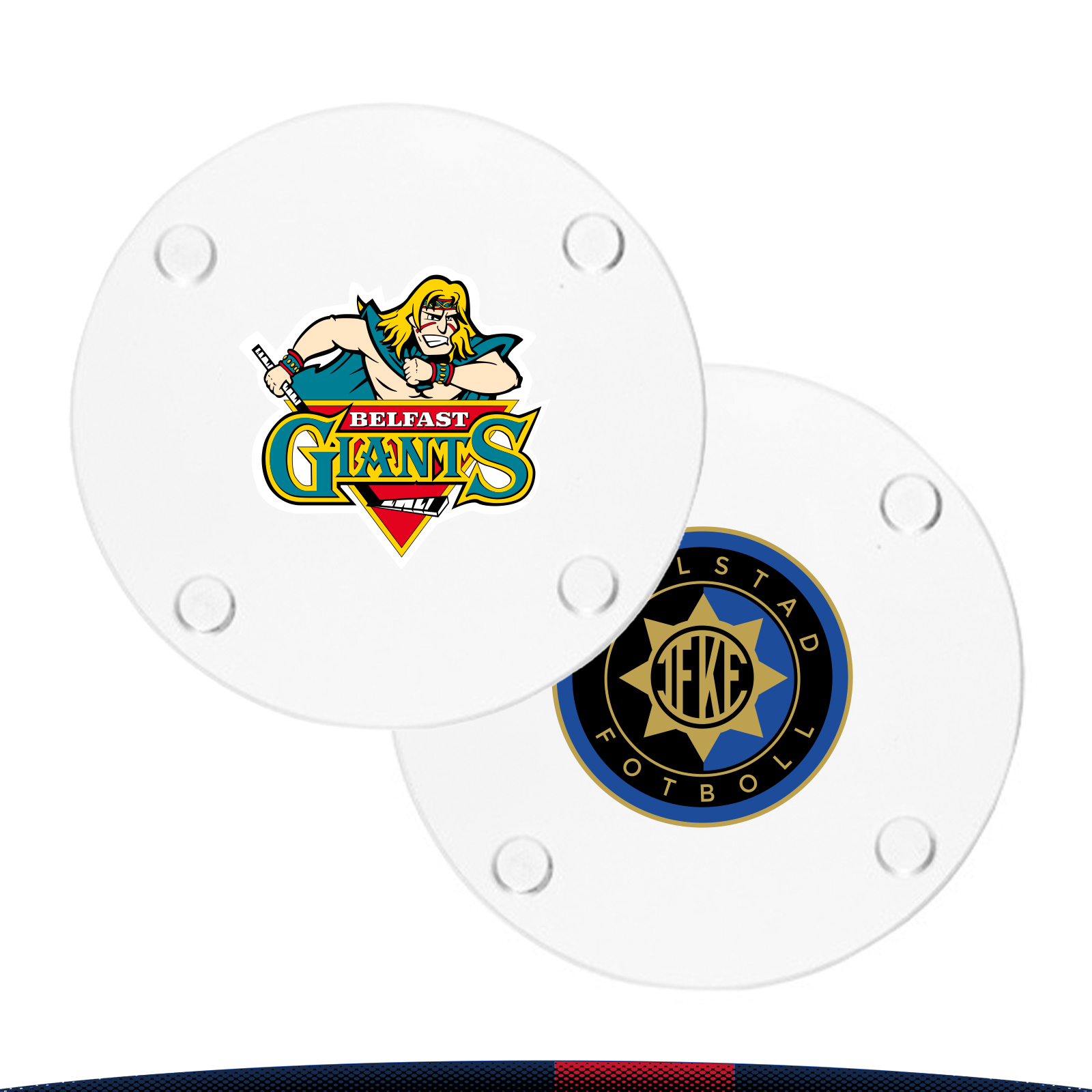 Fryle Round Glass Coasters 2