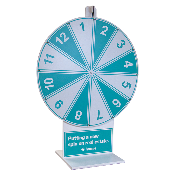 Tabletop Spinner Game With Custom Color and Imprint Ticker Top