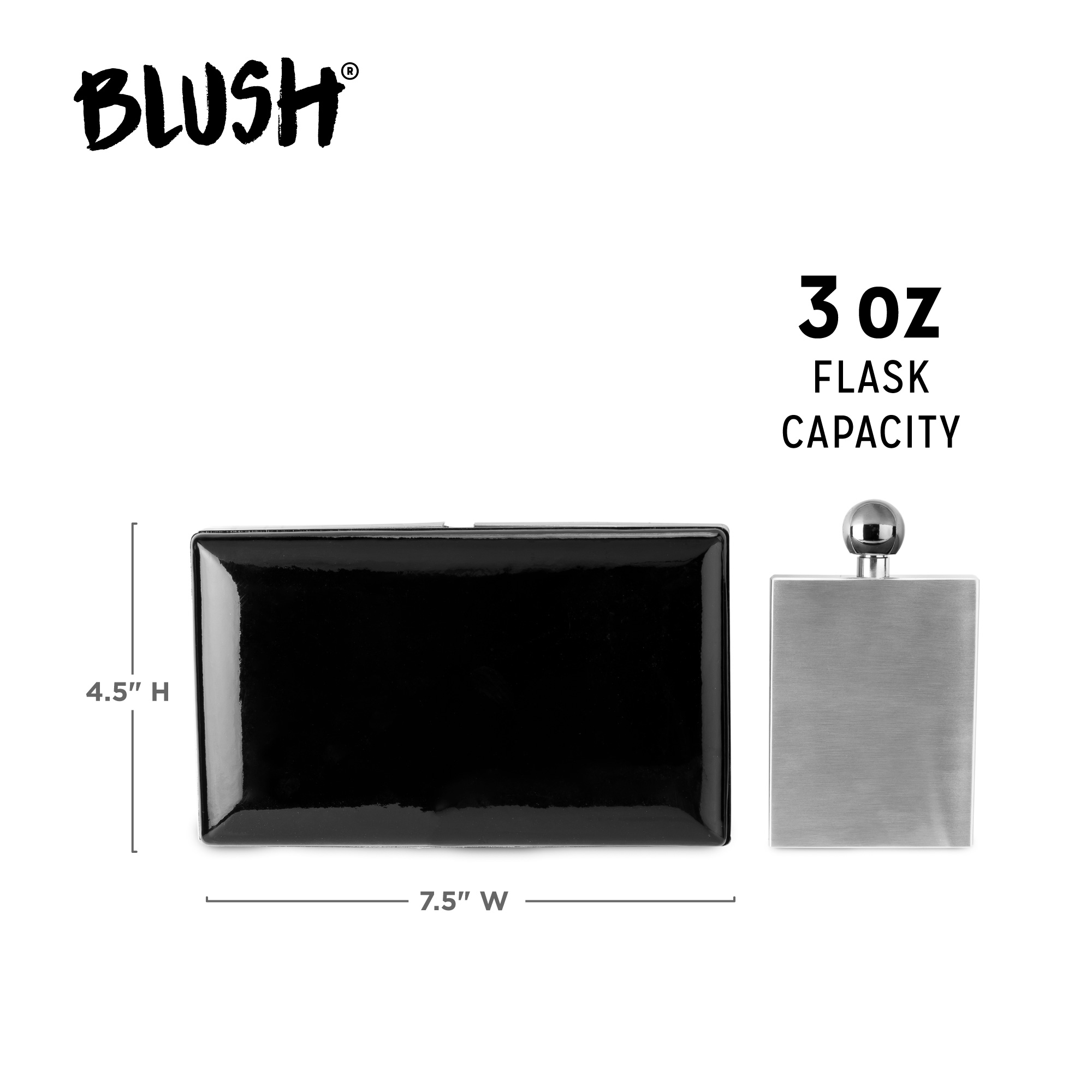 Blush® V.I.P. Incognito Clutch Flask 5