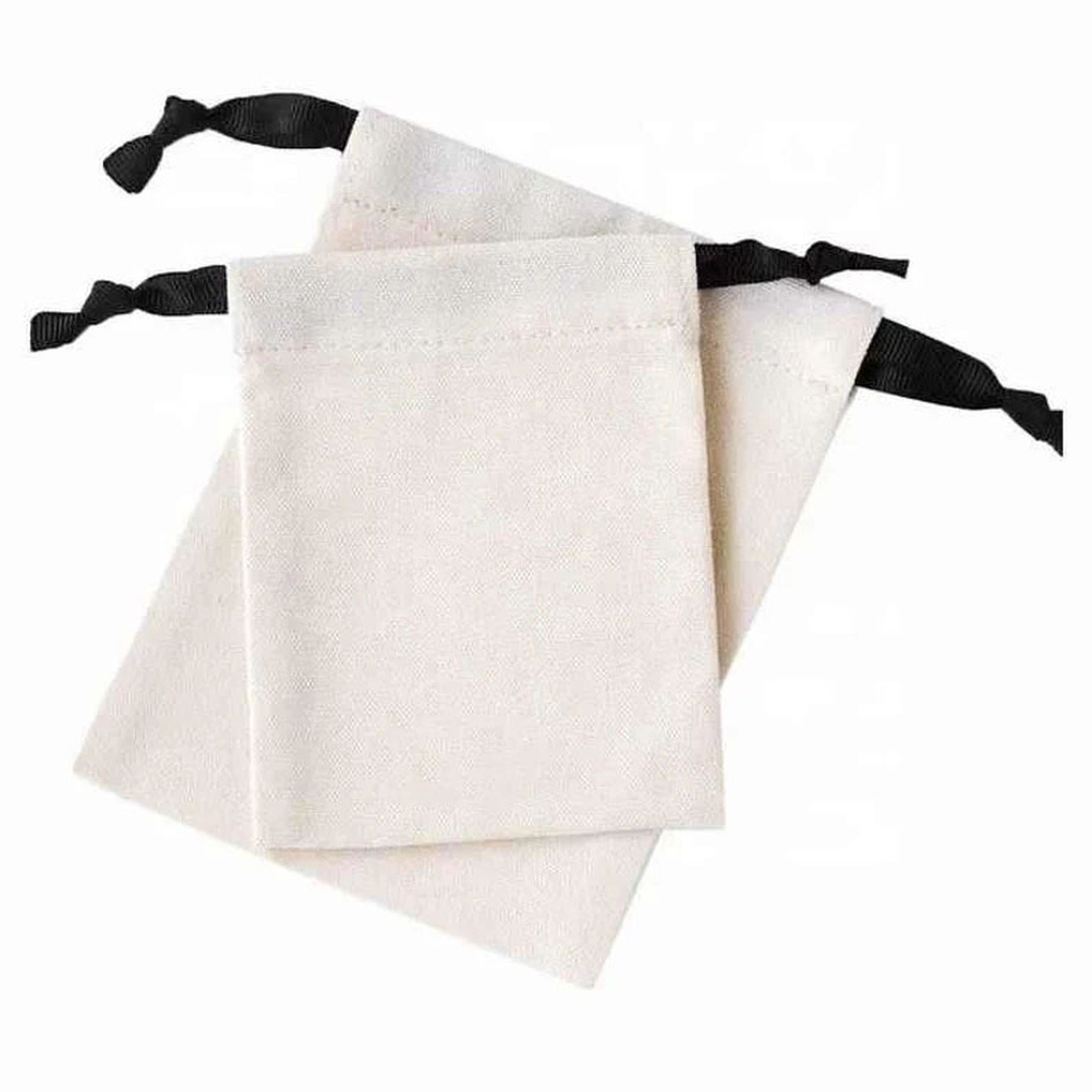 Organic Cotton Drawstring Jewelry Bag Gift Pouch Sachet Bags 6