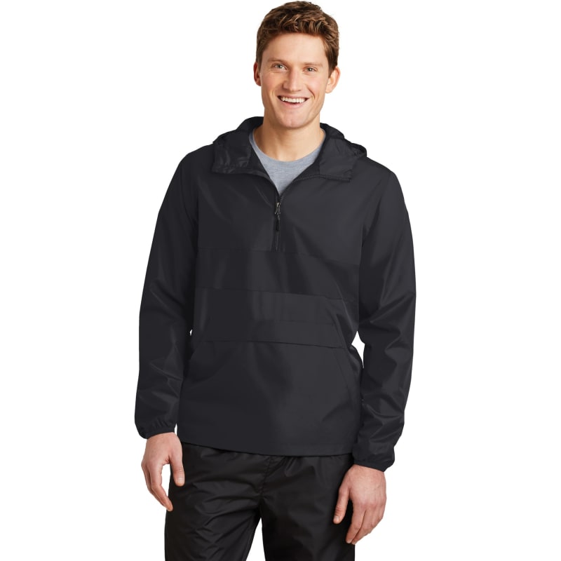 Sport-Tek Zipped Pocket Anorak. 11