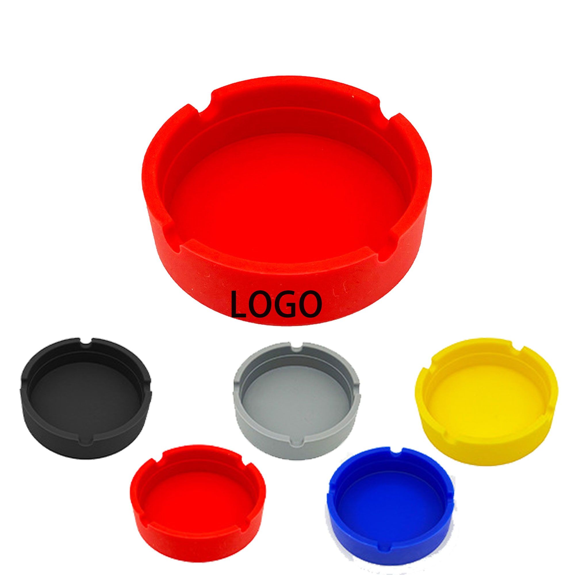 Circular Custom Silicone Ashtray 2