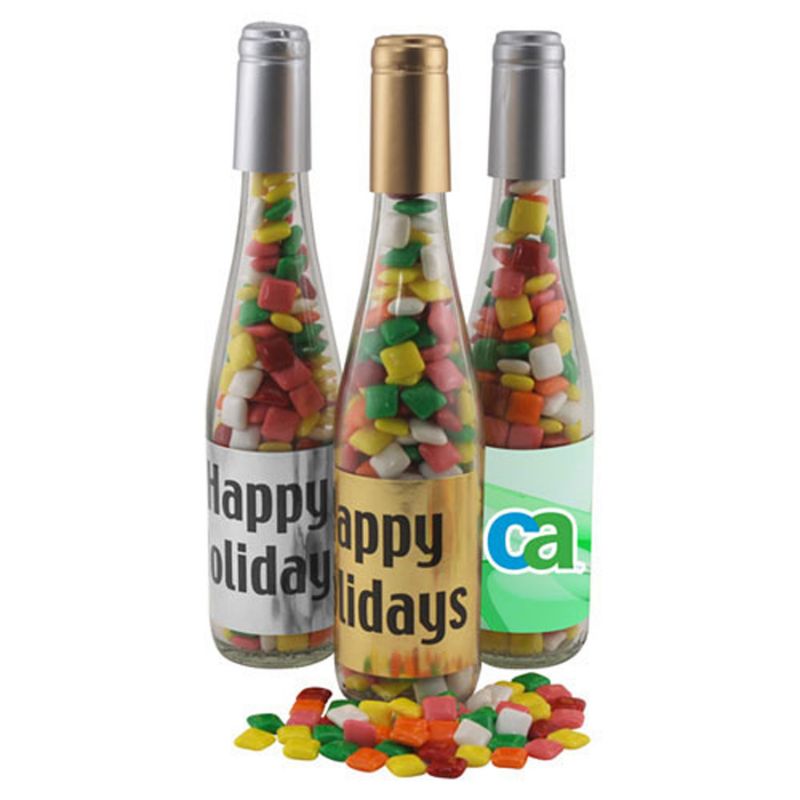 Champagne Bottle with Mini Chicklets 1