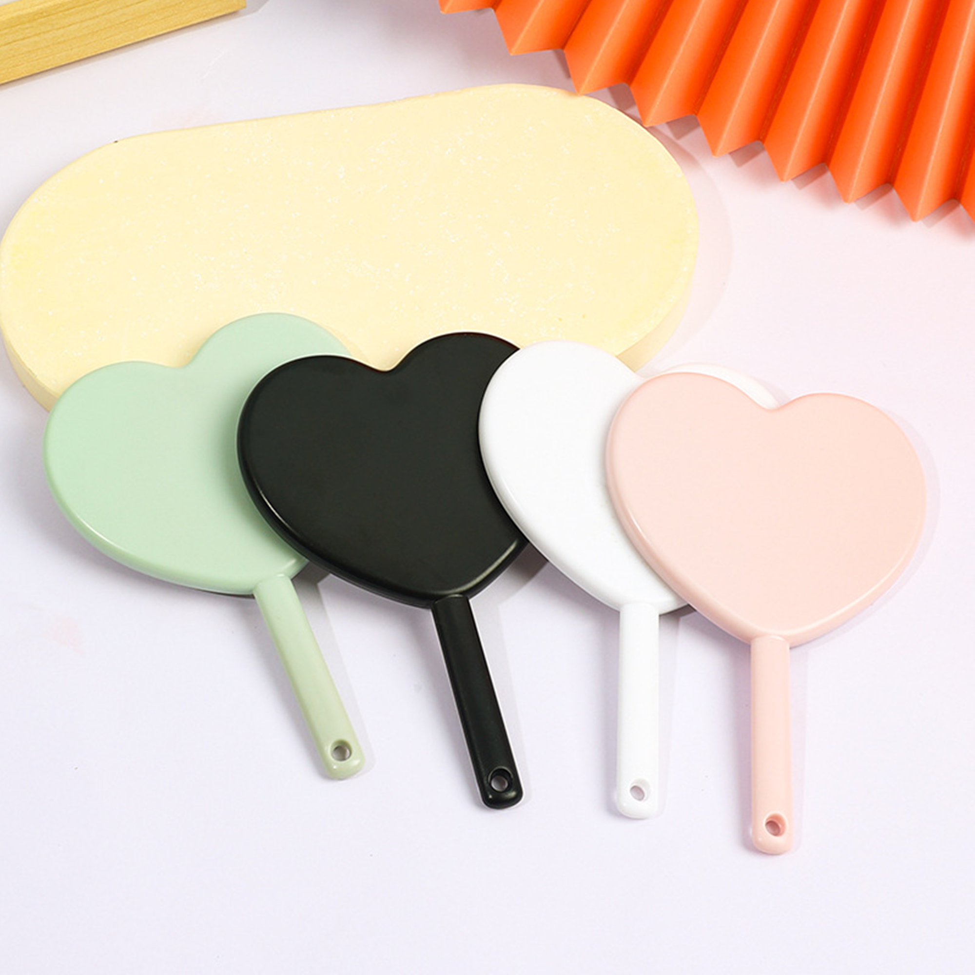 Heart-Shaped Handheld Mirror 5