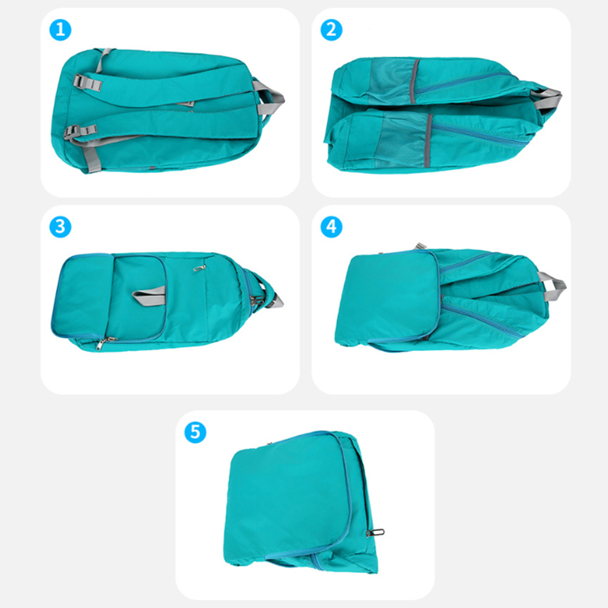 Lightweight Foldable Hiking Backpack Travel School Bag 7