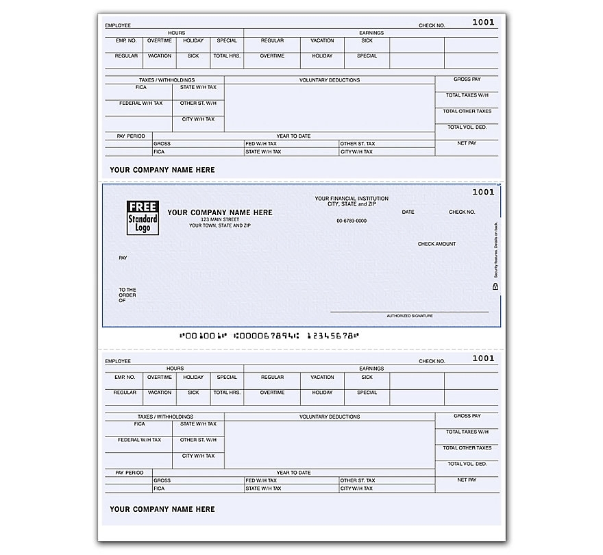 Laser payroll middle check 3