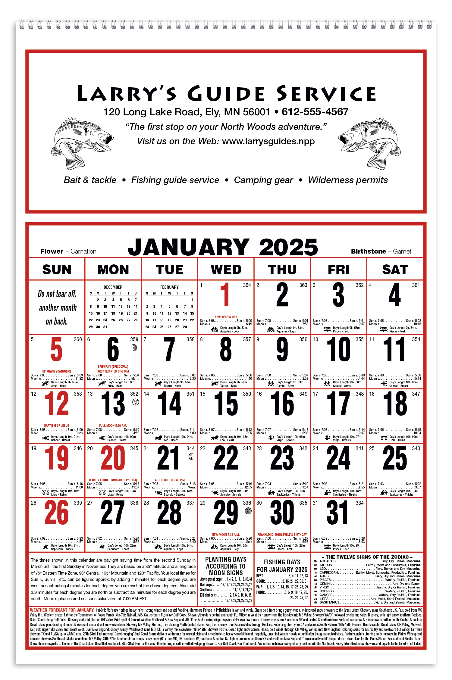 Triumph® Calendars Large Almanac 4