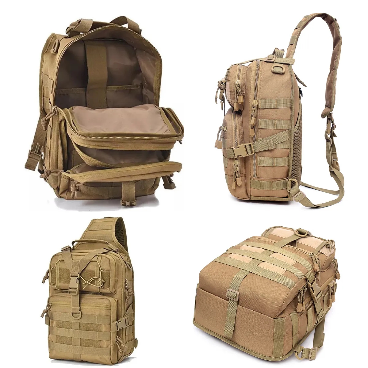 Tactical Single Shoulder Chest Bag Waterproof Crossbody 5