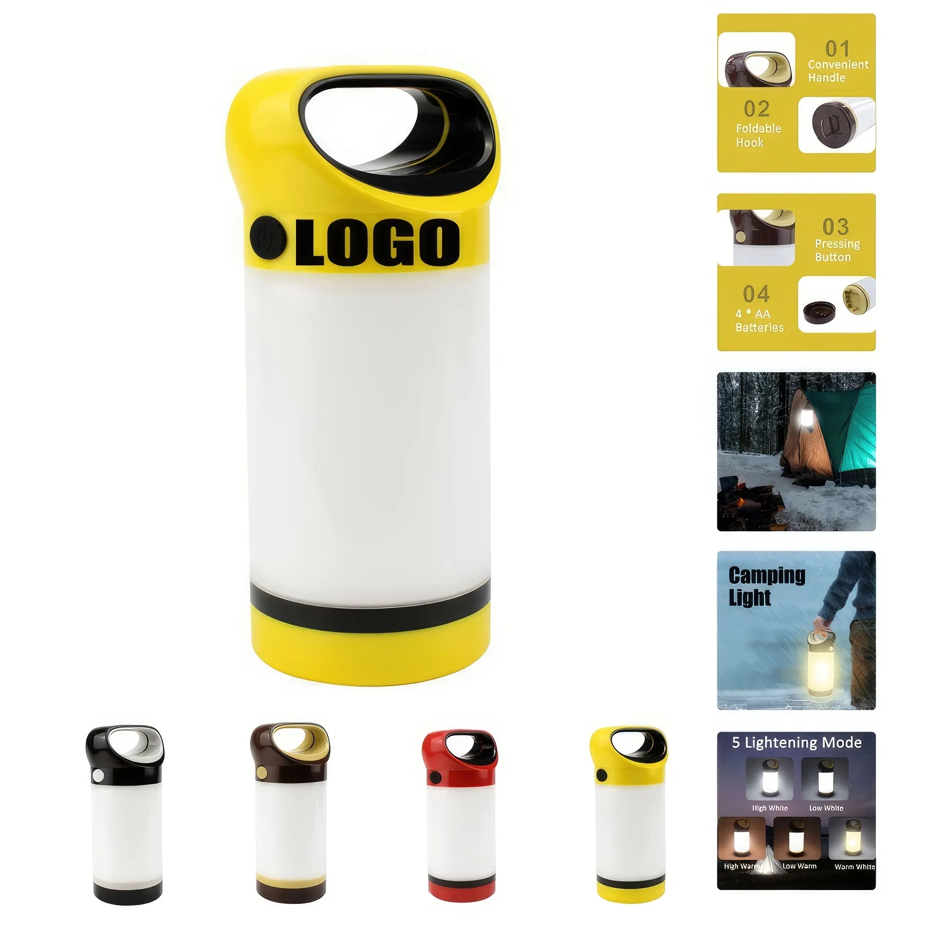 Outdoor Hanging Camping LED Lantern & Emergency Light 3