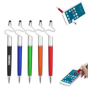 S Shaped Stylus Pen With Phone Stand And Ballpoint Functionality 4