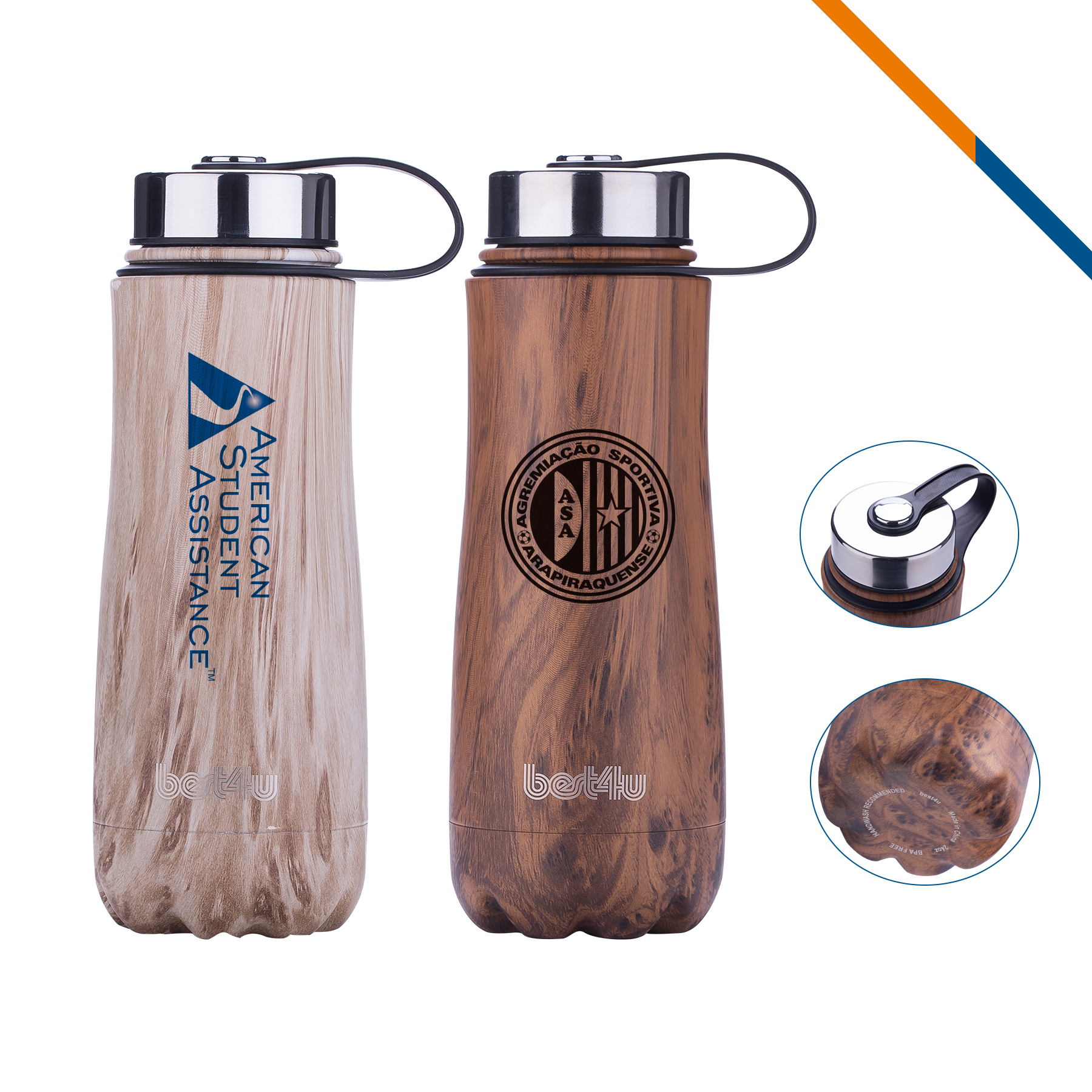 Timber Stainless Steel Water Bottle - 24 OZ. 2