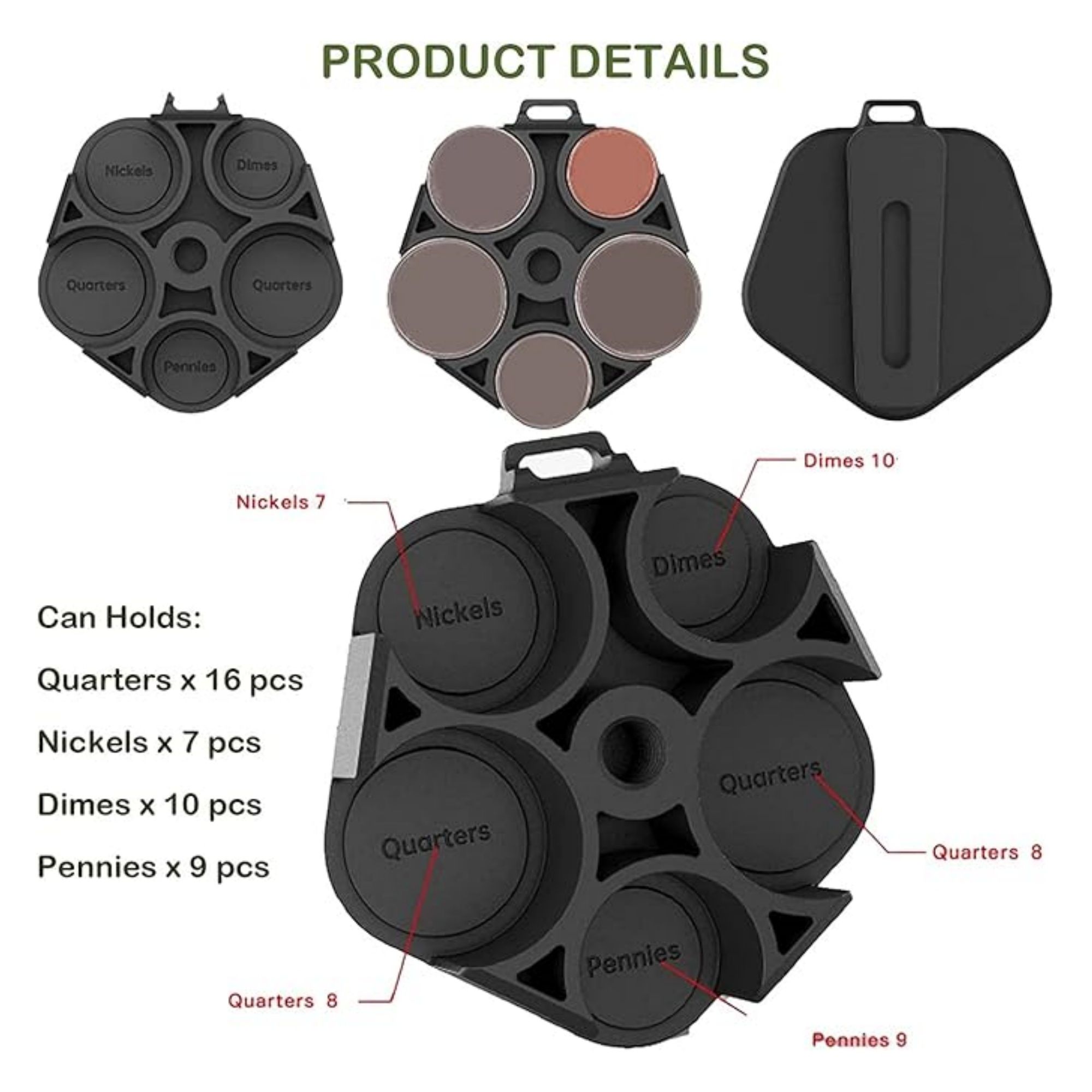 Portable Coin Case With Clip 3