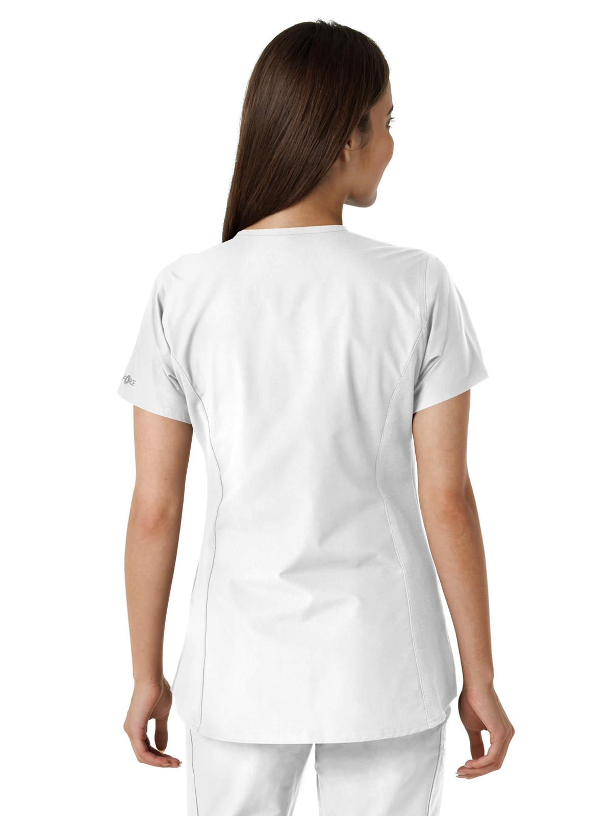 Carhartt Scrubs - Force Essentials Women's Notch Neck Tunic Knit Panel Top 15