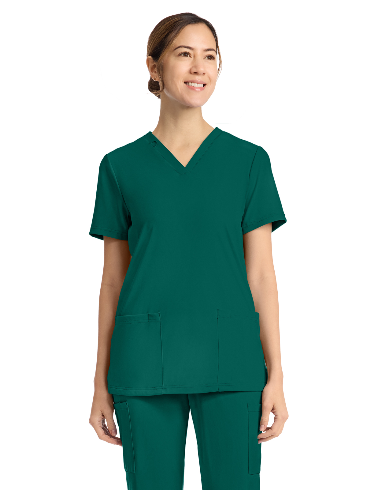 Cherokee - Cherokee Achieve - Women's 2-Pocket V-Neck Top 37