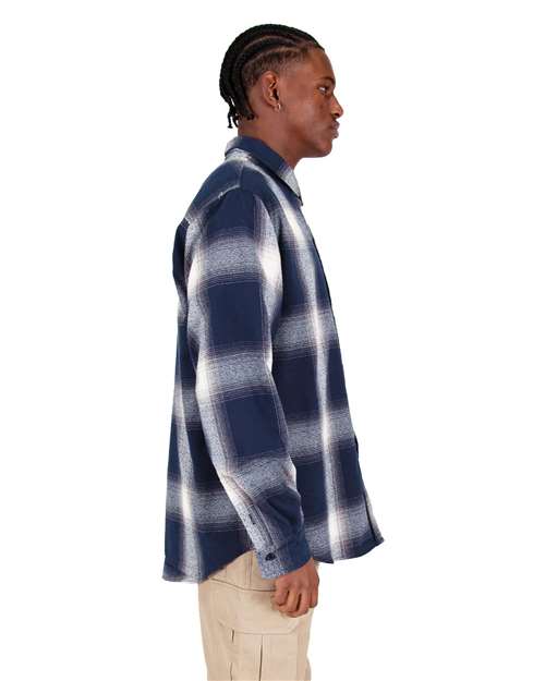 Unisex Plaid Flannel Overshirt - SHHFS 18