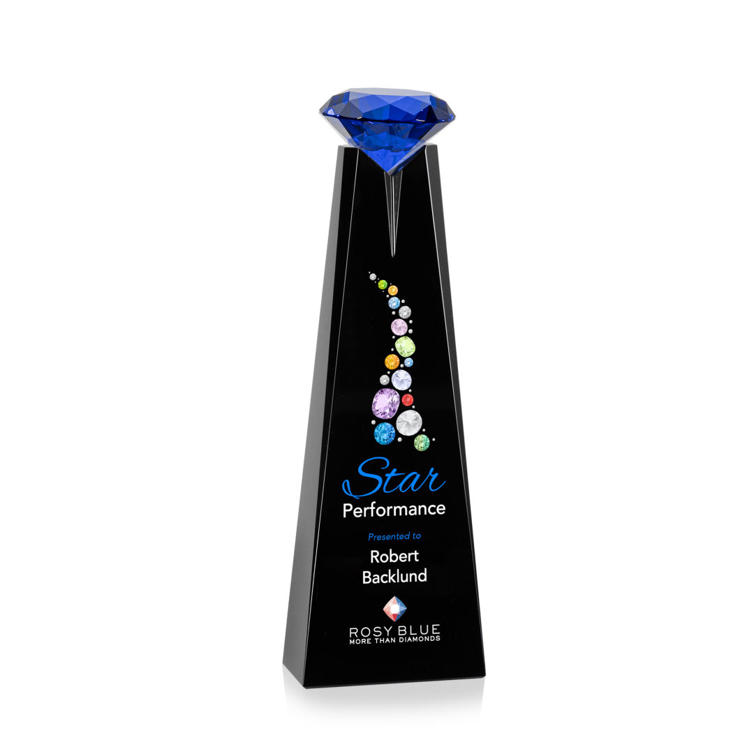 Alicia Gemstone VividPrint™ Award - Black/Sapphire 1