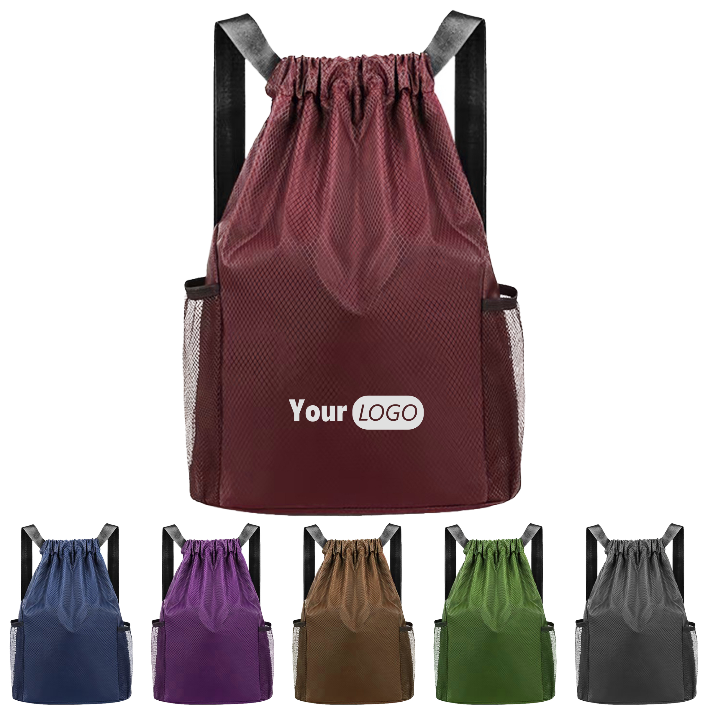 Oxford Customizable Sports Drawstring Bag 1