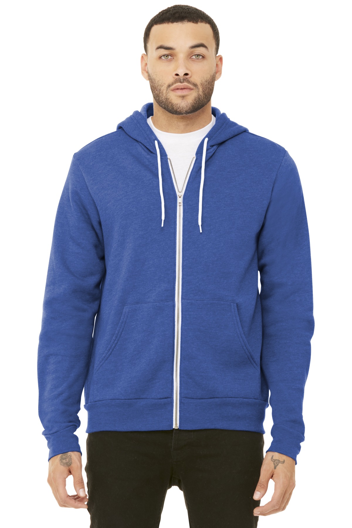 BELLA+CANVAS® Unisex Sponge Fleece Full-Zip Hoodie 23