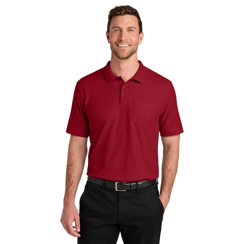 Port Authority Wearever Signature Pique Pocket Polo 36