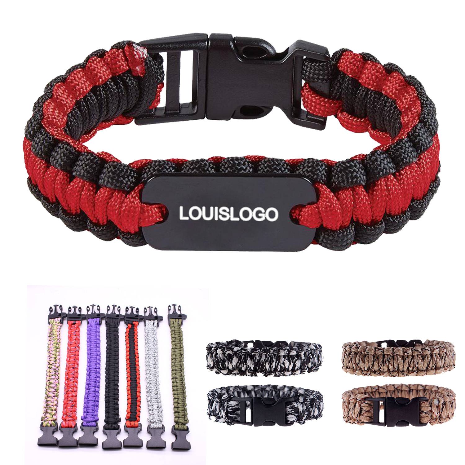 Outdoor Hiking Woven Paracord Bracelet 6