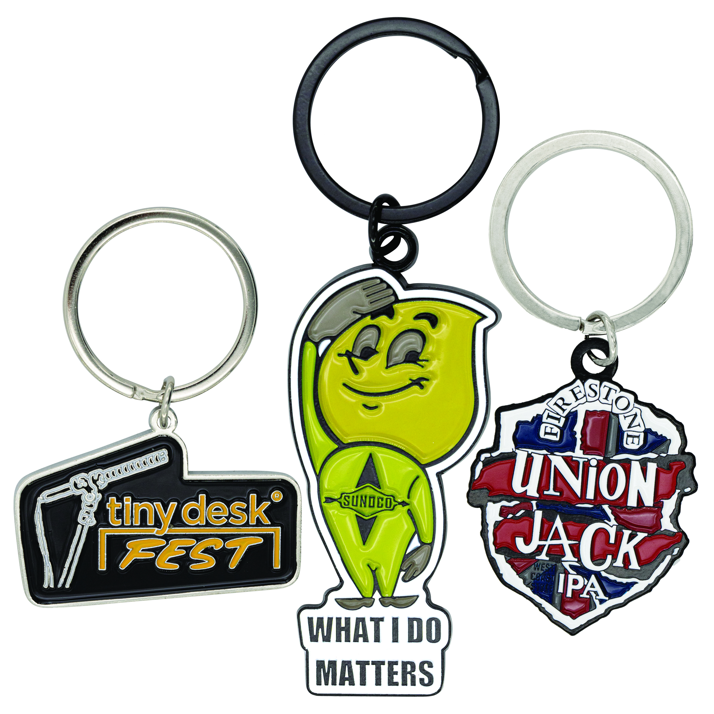 Custom Keytag - Economy Die Struck Iron (1-3/4")