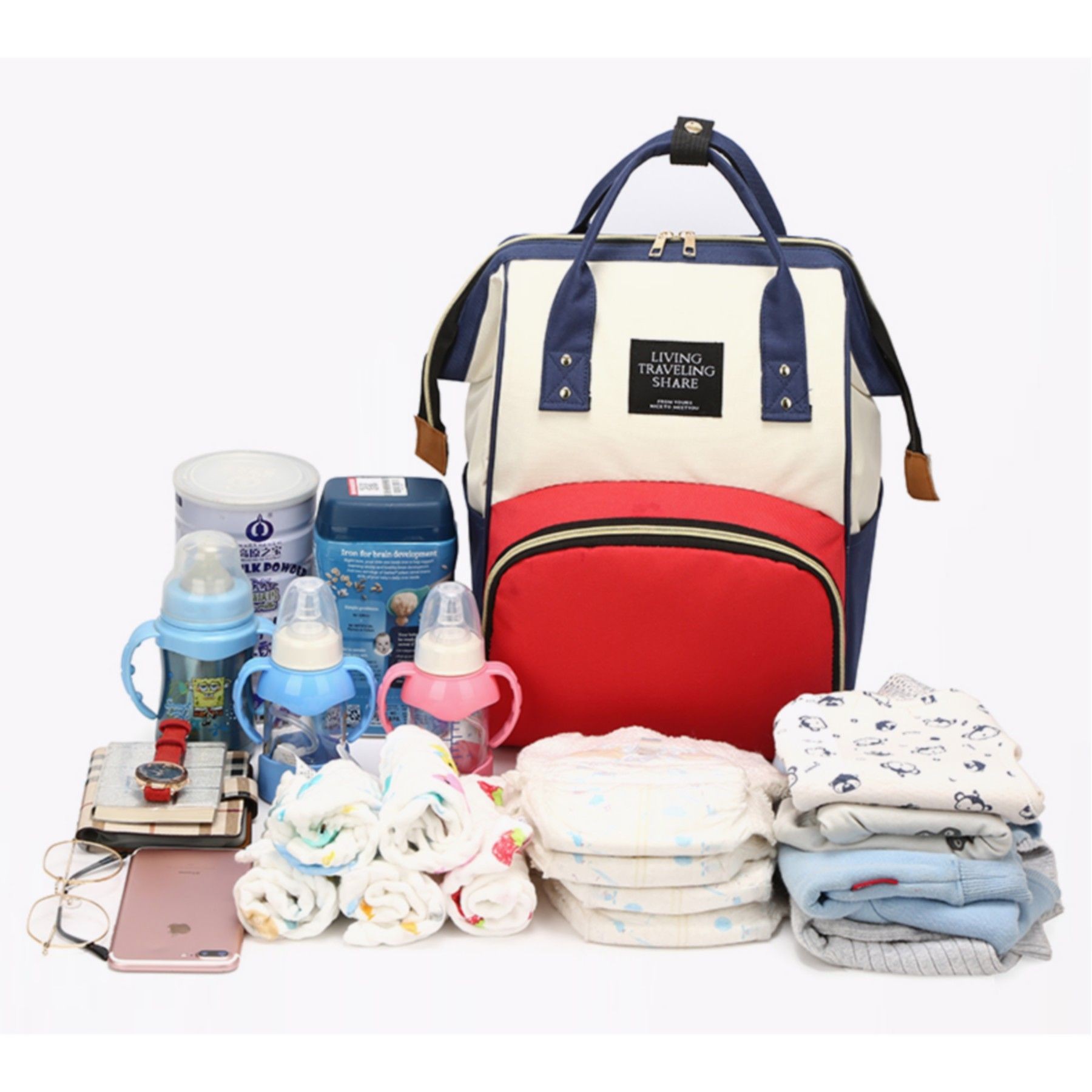 Multi-Function Waterproof Diaper Bag 6