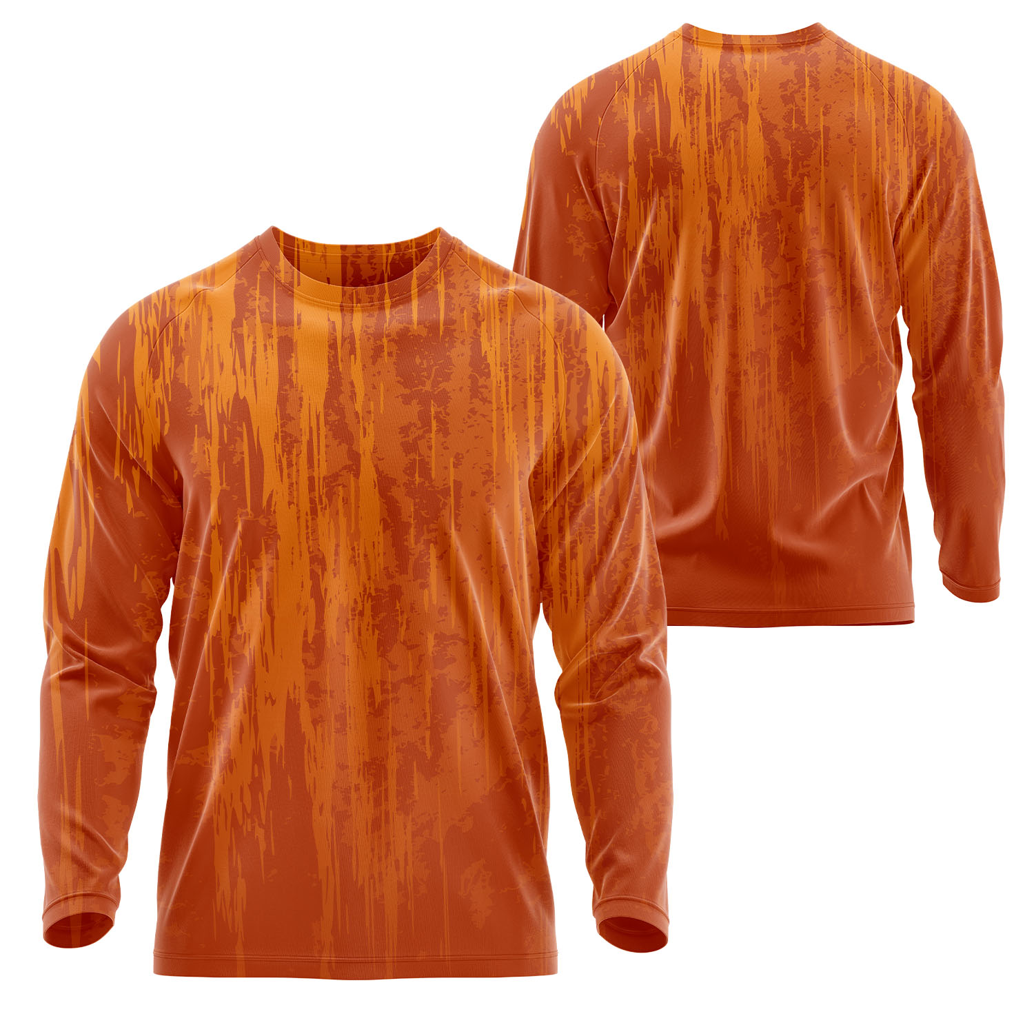 Unisex 125 GSM Woven Roving Performance Sublimation Long Sleeve T-shirt 3