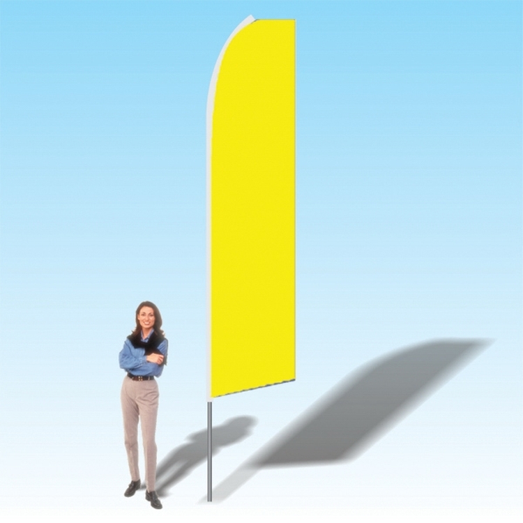 15FT Yellow Advertising Banner Flag 2