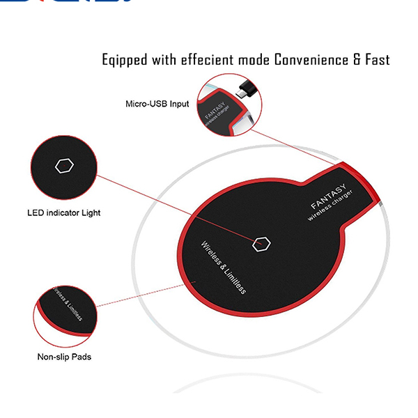 Qi Light Up Wireless Charging Pad 5
