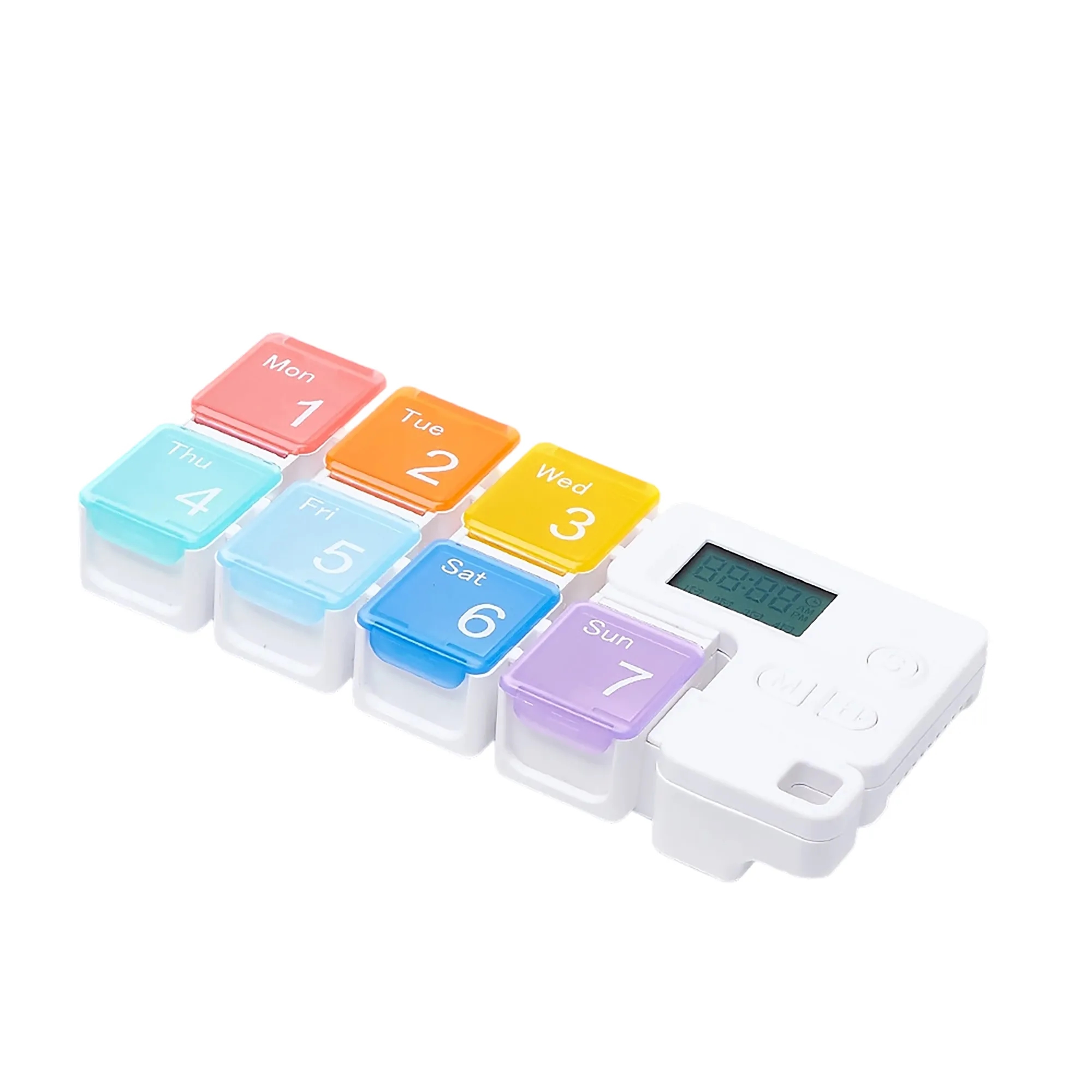 Tetris-Style Pill Organizer with Alarm 7