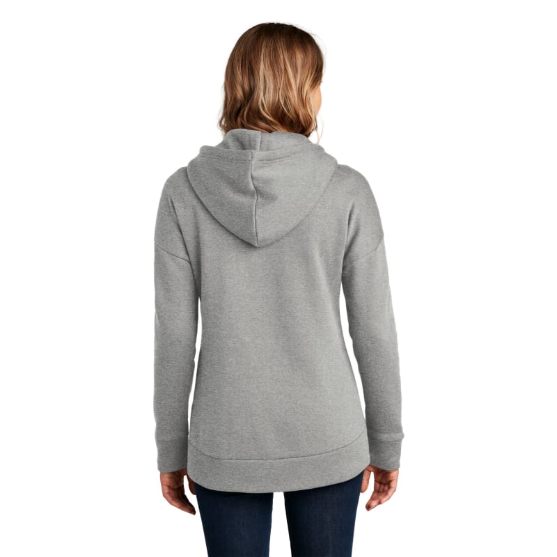 District Women's Perfect Weight Fleece Drop Shoulder Full-Zip Hoodie 2