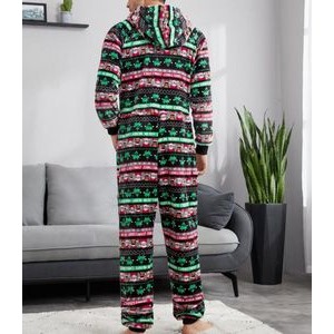 Men'S Cozy Christmas Onesie Pajamas 3