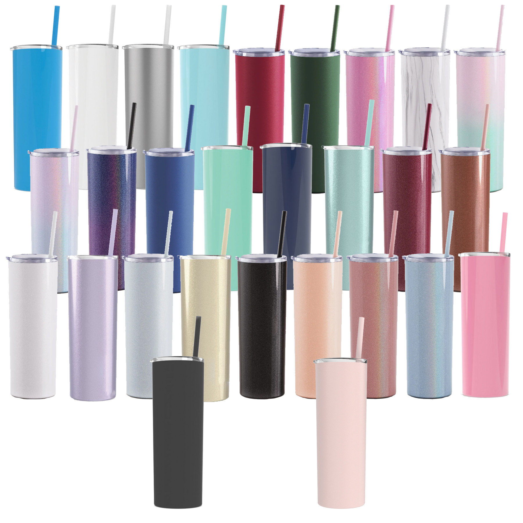 20 Oz. Maars Pink Magic Skinny Steel Tumbler 1