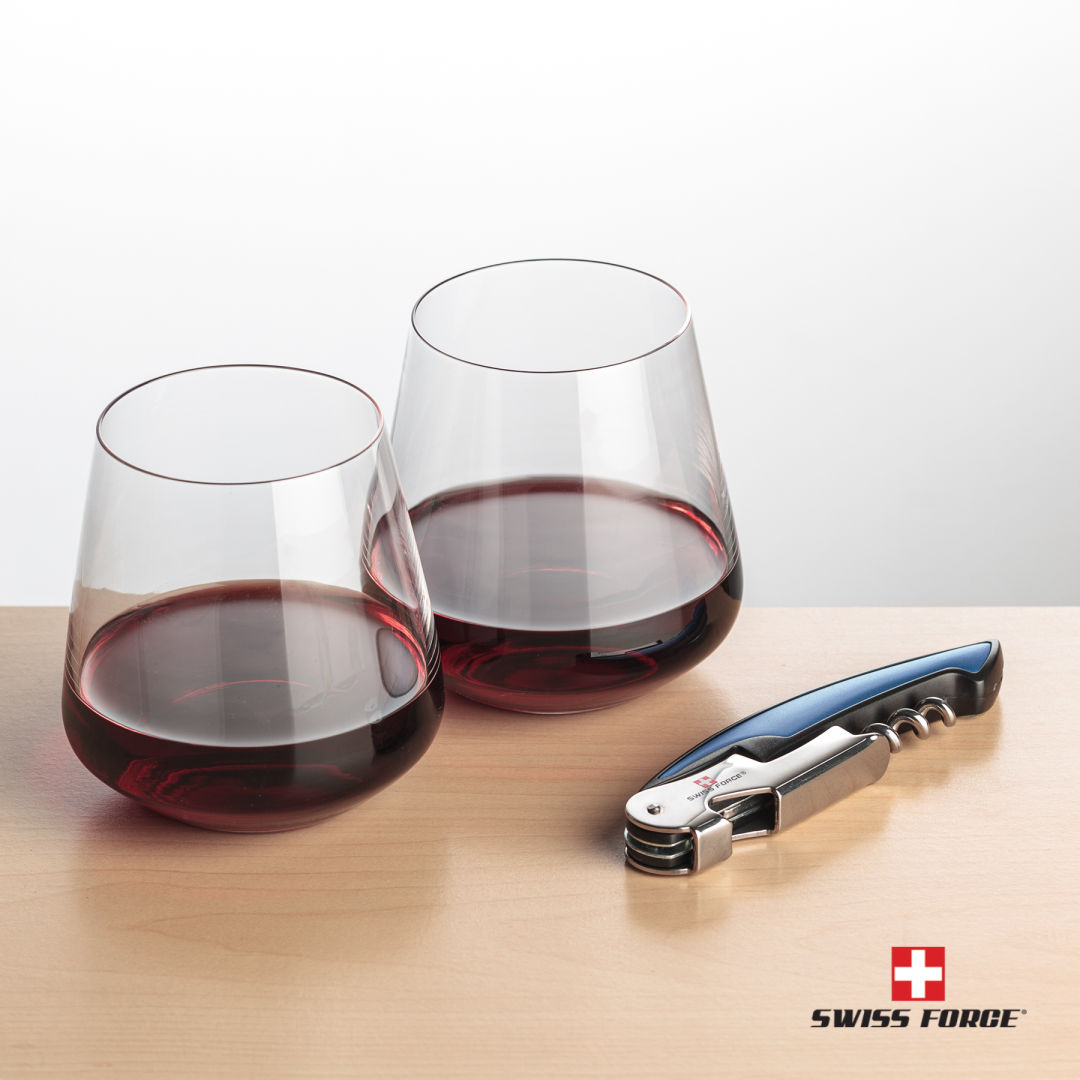 Swiss Force® Opener & Breckland Stemless Wine 4