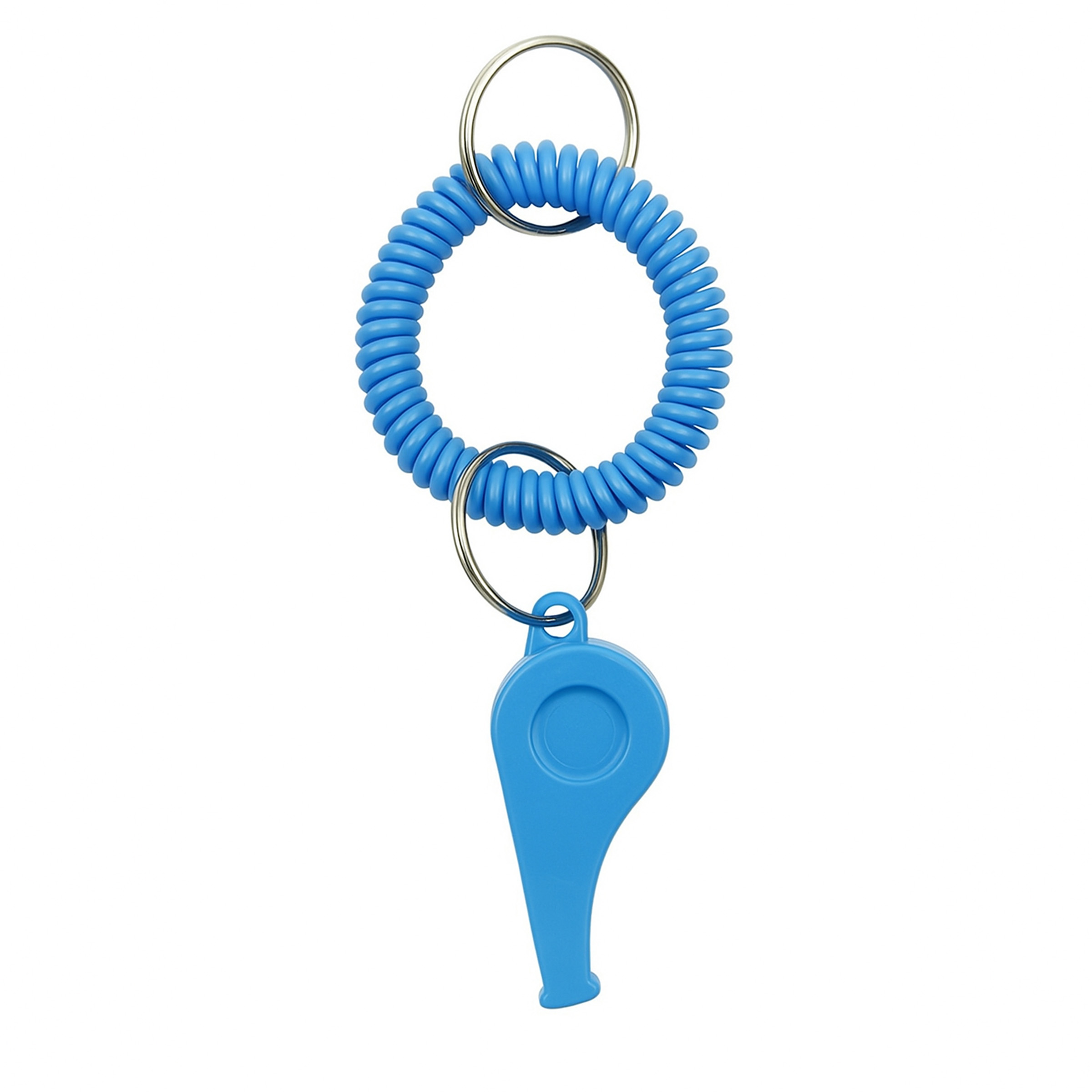 Coiled Wrist Whistle Keychain 5