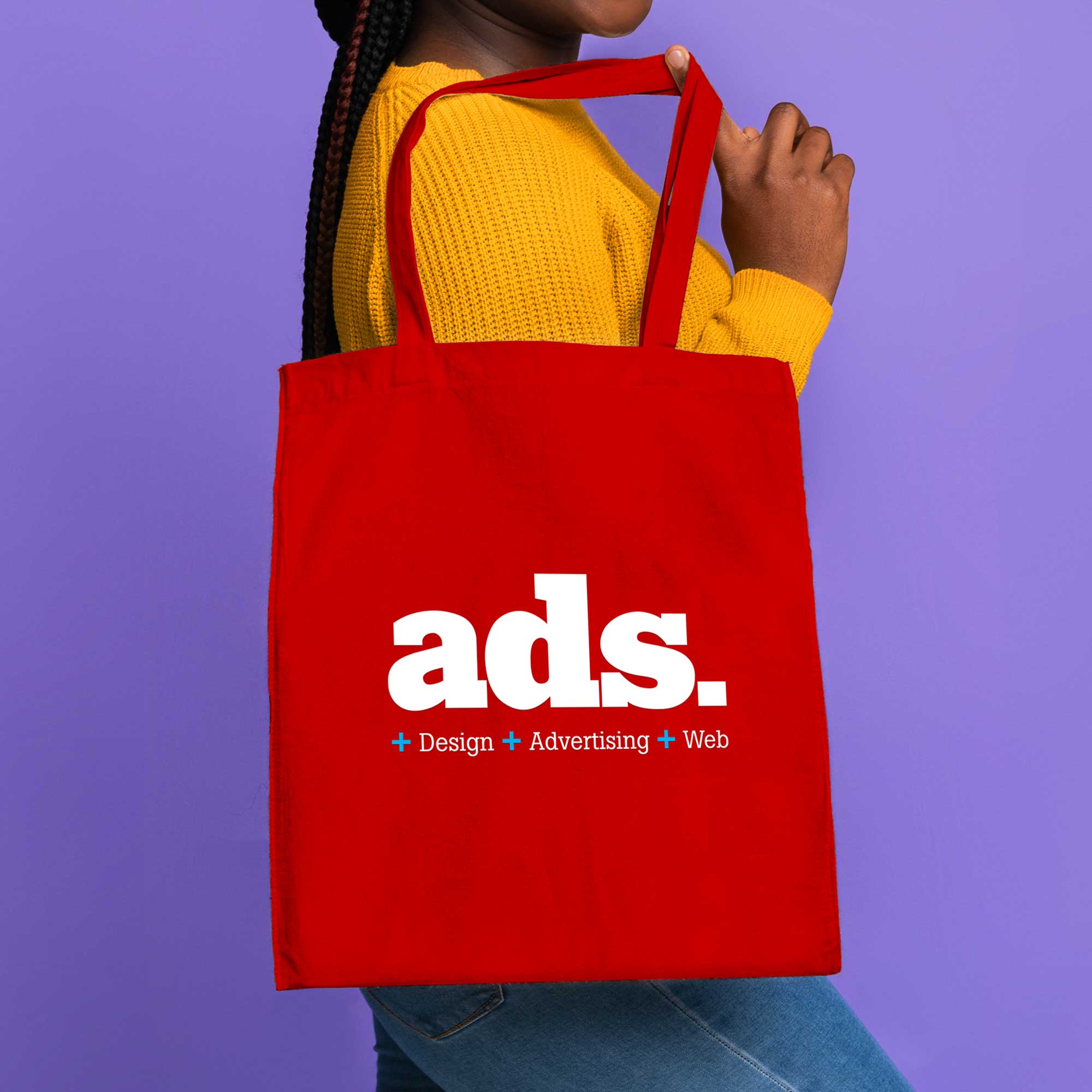 15"x16" Calico Cotton Tote Bag - 140GSM 5